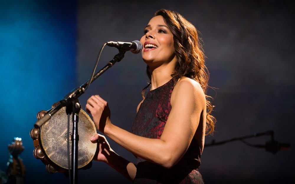 Rhiannon Giddens performs at TED2016 - Dream, February 15-19, 2016, Vancouver Convention Center, Vancouver, Canada. Photo: Bret Hartman / TED